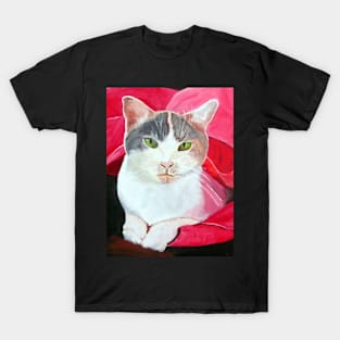 Daisy Cat Portrait T-Shirt